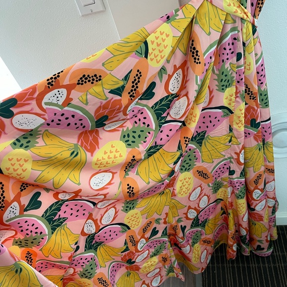 Hutch Fruit Print Wrap Dress NWT - Picture 2 of 4